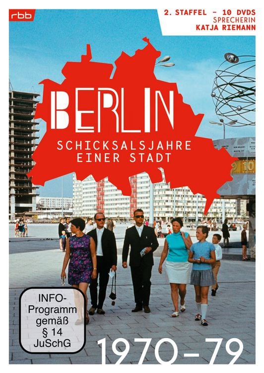 Produktbild: Berlin - Schicksalsjahre einer Stadt - Staffel 2 (1970-1979) [10 DVDs]