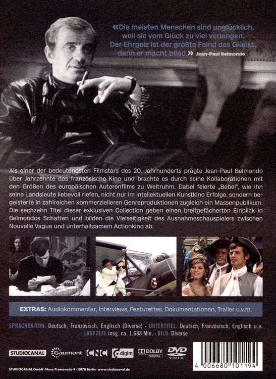 Produktbild: Jean-Paul Belmondo Collection [16 DVDs]