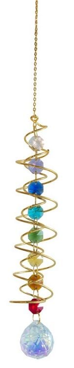 Produktbild: Suncatcher."Helix Spirale" vergoldet