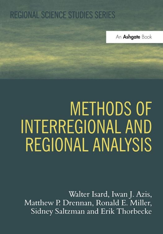 Produktbild: Thorbecke, E: Methods of Interregional and Regional Analysis
