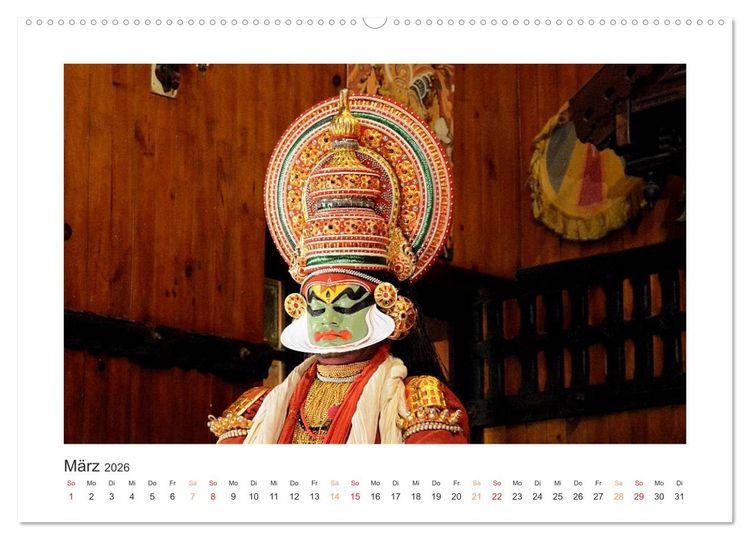 Produktbild: Kerala - Im S&uuml;den Indiens (hochwertiger Premium Wandkalender 2026 DIN A2 quer), Kunstdruck in Hochglanz