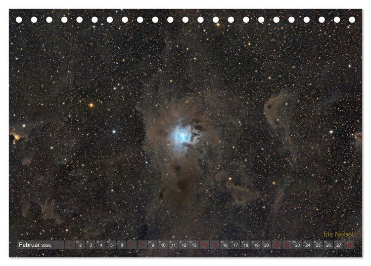 Produktbild: Deep Sky Kalender (Tischkalender 2026 DIN A5 quer), CALVENDO Monatskalender