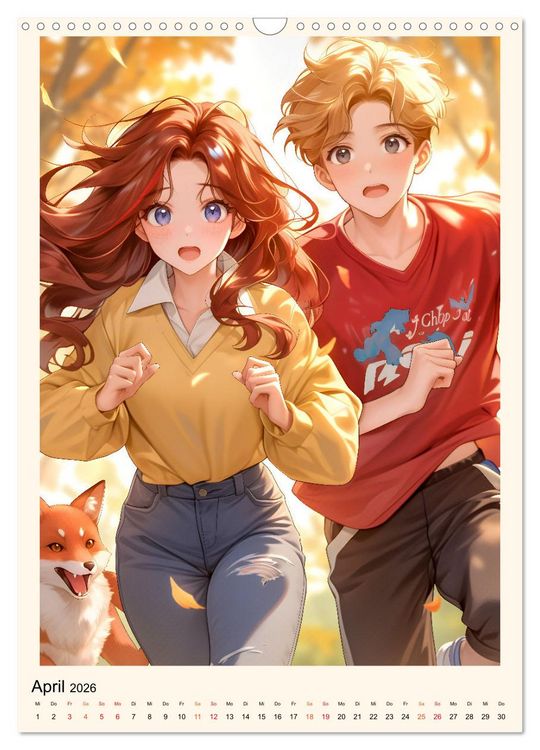 Produktbild: Manga - ein cooles Jahr (Wandkalender 2026 DIN A3 hoch), CALVENDO Monatskalender