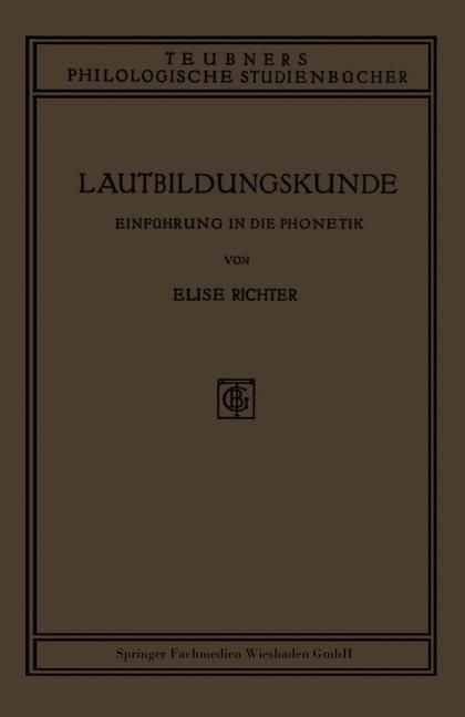 Produktbild: Lautbildungskunde