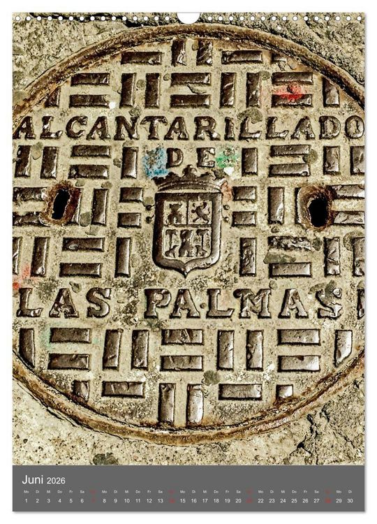 Produktbild: Gullydeckel (Wandkalender 2026 DIN A3 hoch), CALVENDO Monatskalender