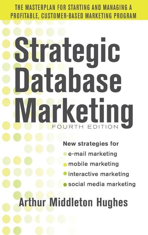 Produktbild: Strategic Database Marketing 4e