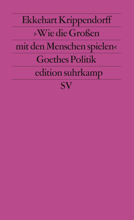 Produktbild: »Wie die Großen mit den Menschen spielen«