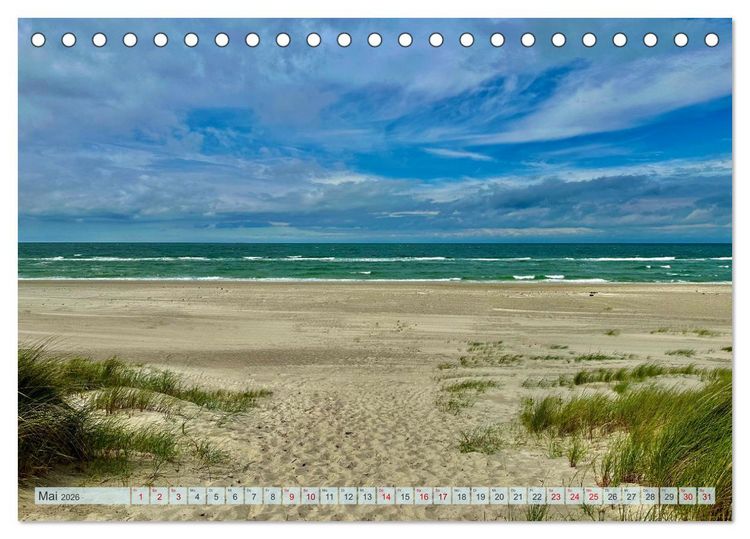 Produktbild: Fischland zwischen Ostsee und Bodden (Tischkalender 2026 DIN A5 quer), CALVENDO Monatskalender