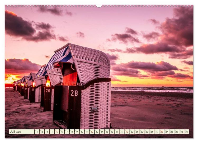 Produktbild: Ostsee - Impressionen (Wandkalender 2026 DIN A2 quer), CALVENDO Monatskalender
