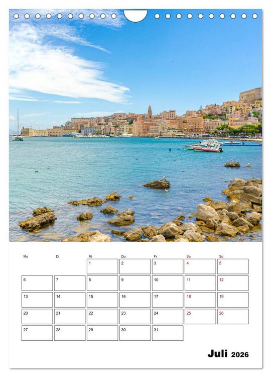 Produktbild: Gaeta Italien (Wandkalender 2026 DIN A4 hoch), CALVENDO Monatskalender