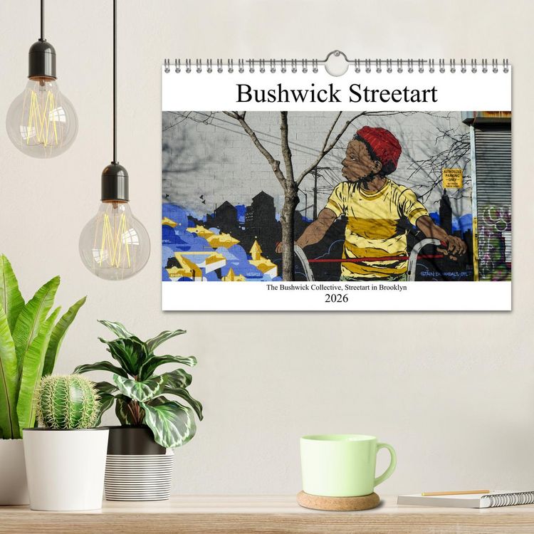 Produktbild: Bushwick Street Art (Wandkalender 2026 DIN A4 quer), CALVENDO Monatskalender