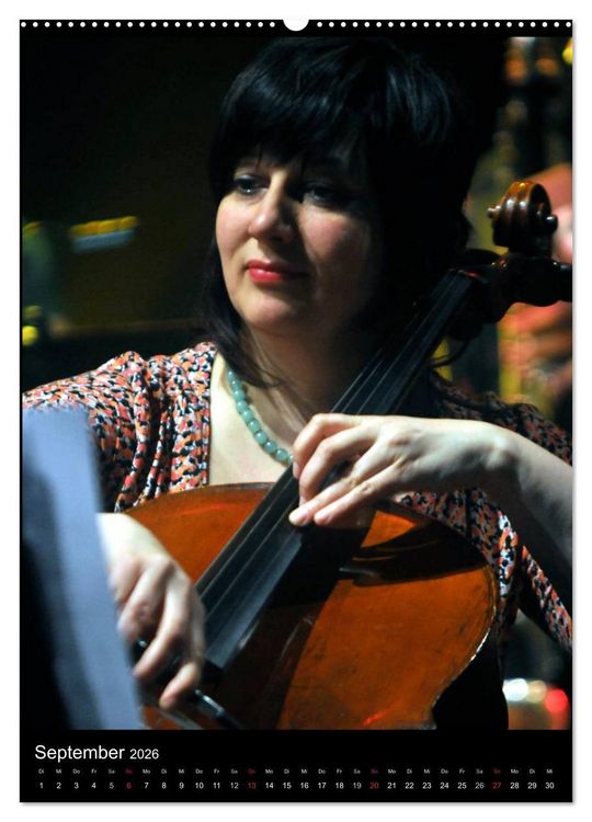 Produktbild: Jazz Frauen 2026 (Wandkalender 2026 DIN A2 hoch), CALVENDO Monatskalender