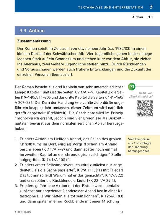 Produktbild: Auerhaus von Bov Bjerg - Textanalyse und Interpretation