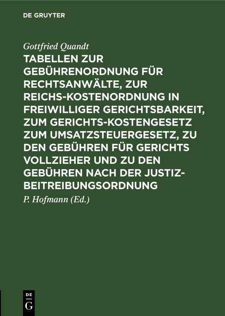 Produktbild: Tabellen zur Geb&uuml;hrenordnung f&uuml;r Rechtsanw&auml;lte, zur Reichskostenordnung in freiwilliger Gerichtsbarkeit, zum Gerichtskostengesetz zum Umsatzsteuergesetz, zu den Geb&uuml;hren f&uuml;r Gerichts vollzieher und zu den Geb&uuml;hren nach der Justizbeitreibungsordnung