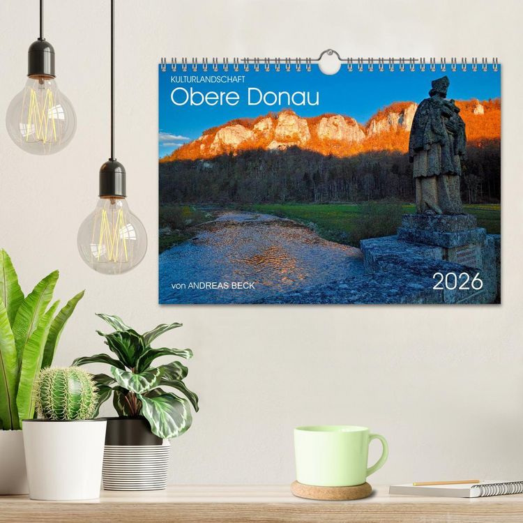 Produktbild: Kulturlandschaft Obere Donau (Wandkalender 2026 DIN A4 quer), CALVENDO Monatskalender