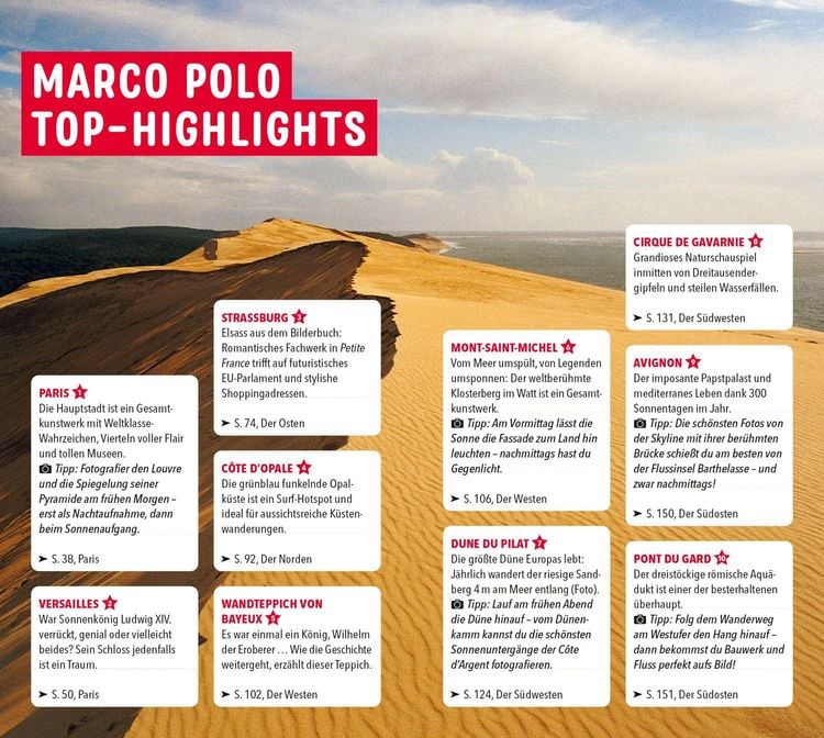 Produktbild: MARCO POLO Reisef&uuml;hrer Frankreich