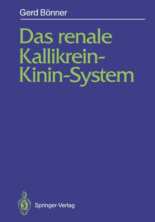 Produktbild: Das renale Kallikrein-Kinin-System