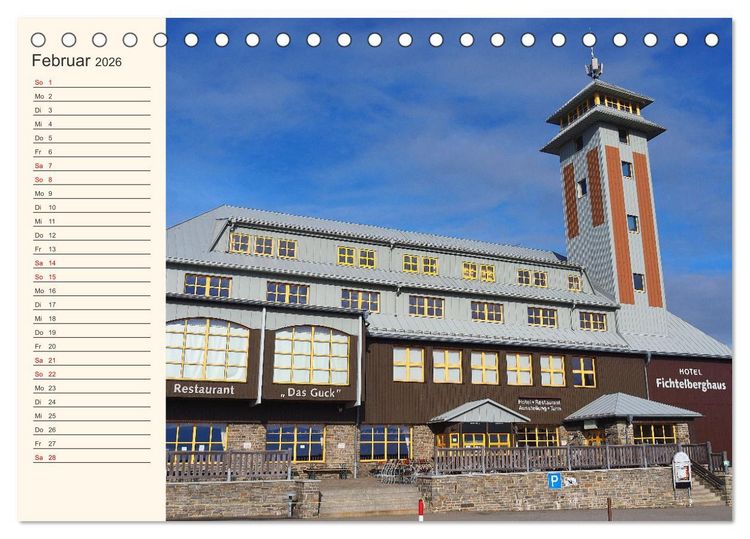 Produktbild: Vom Erzgebirge bis Neuseenland - Impressionen aus Sachsen (Tischkalender 2026 DIN A5 quer), CALVENDO Monatskalender