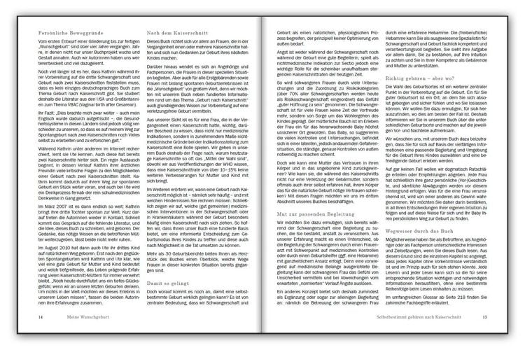 Produktbild: Meine Wunschgeburt - Selbstbestimmt geb&auml;ren nach Kaiserschnitt: Begleitbuch f&uuml;r Schwangere, ihre Partner und geburtshilfliche Fachpersonen