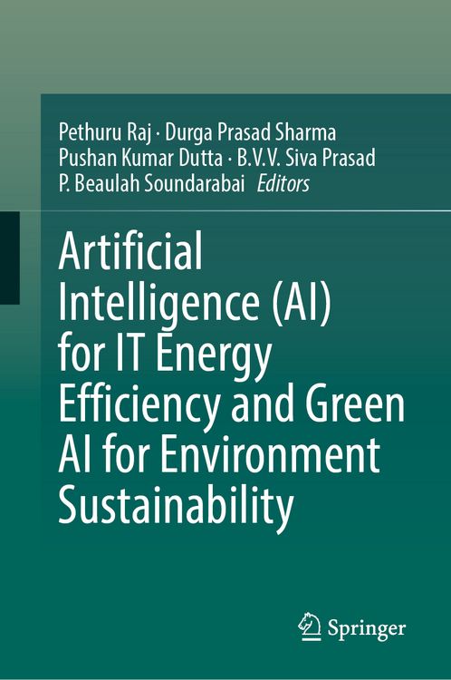 Produktbild: Artificial Intelligence (AI) for IT Energy Efficiency and Green AI for Environment Sustainability