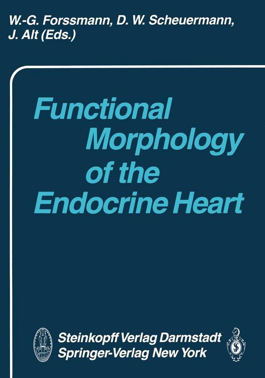 Produktbild: Functional Morphology of the Endocrine Heart