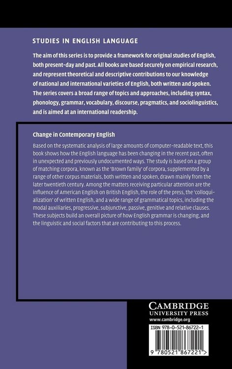 Produktbild: Change in Contemporary English