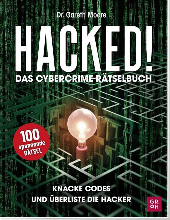 Produktbild: Hacked! Das Cybercrime-Rätselbuch
