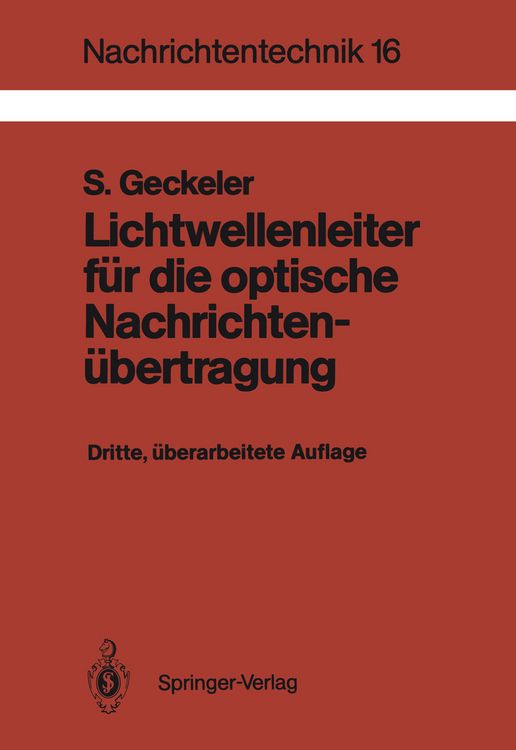 Produktbild: Lichtwellenleiter f&uuml;r die optische Nachrichten&uuml;bertragung