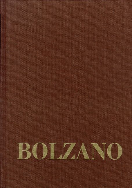 Produktbild: Bernard Bolzano Gesamtausgabe / Reihe III: Briefwechsel. Band 4,1: Briefwechsel mit Franz Exner. 1833&ndash;1844