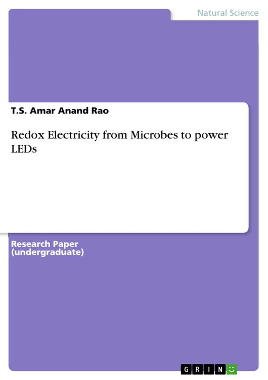 Produktbild: Redox Electricity from Microbes to power LEDs