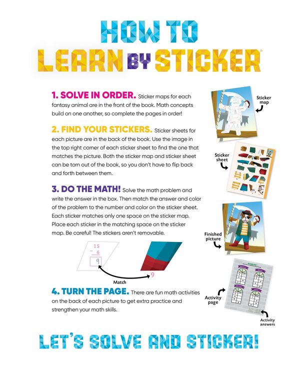Produktbild: Learn by Sticker: More Addition & Subtraction