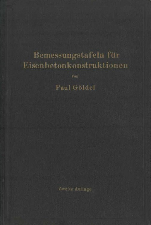 Produktbild: Bemessungstafeln f&uuml;r Eisenbetonkonstruktionen