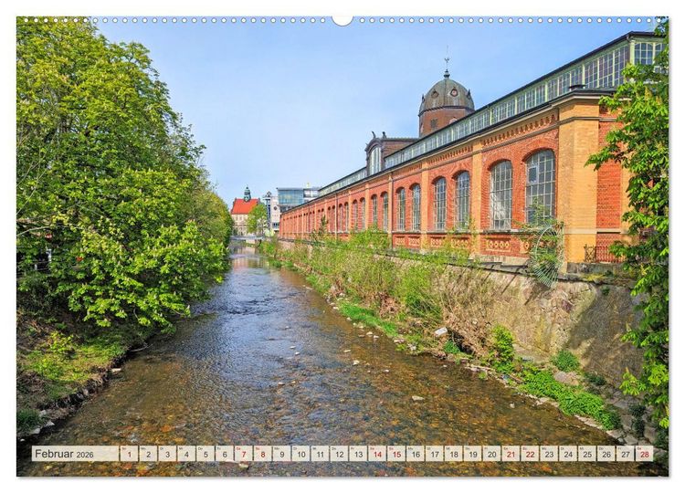Produktbild: Chemnitz Impressionen aus der Kulturhauptstadt (hochwertiger Premium Wandkalender 2026 DIN A2 quer), Kunstdruck in Hochglanz