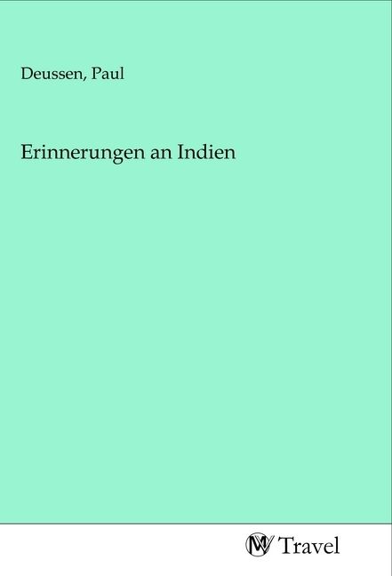 Produktbild: Erinnerungen an Indien