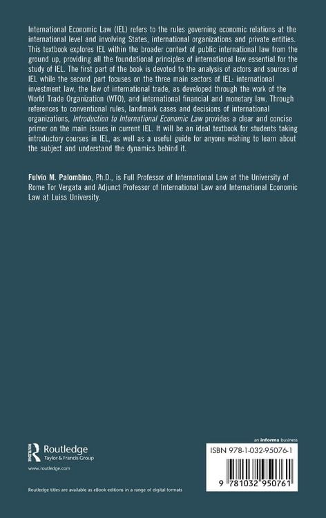 Produktbild: Introduction to International Economic Law