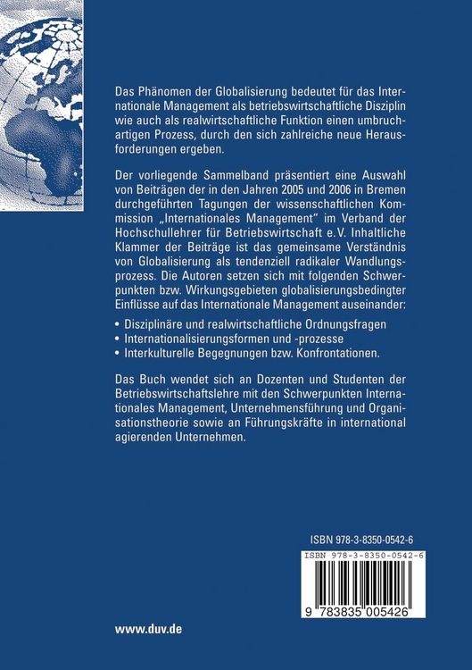 Produktbild: Internationales Management im Umbruch