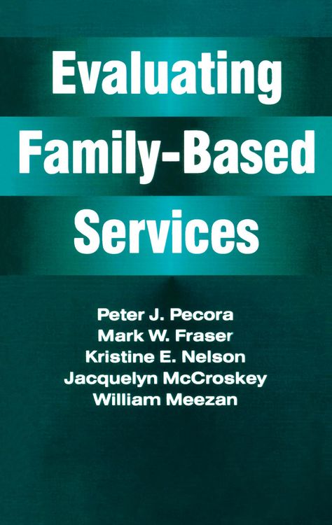 Produktbild: Evaluating Family-Based Services