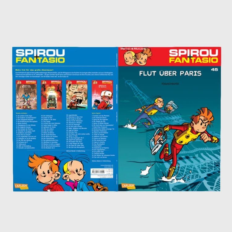 Produktbild: Spirou und Fantasio 45: Flut &uuml;ber Paris