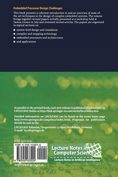 Produktbild: Embedded Processor Design Challenges