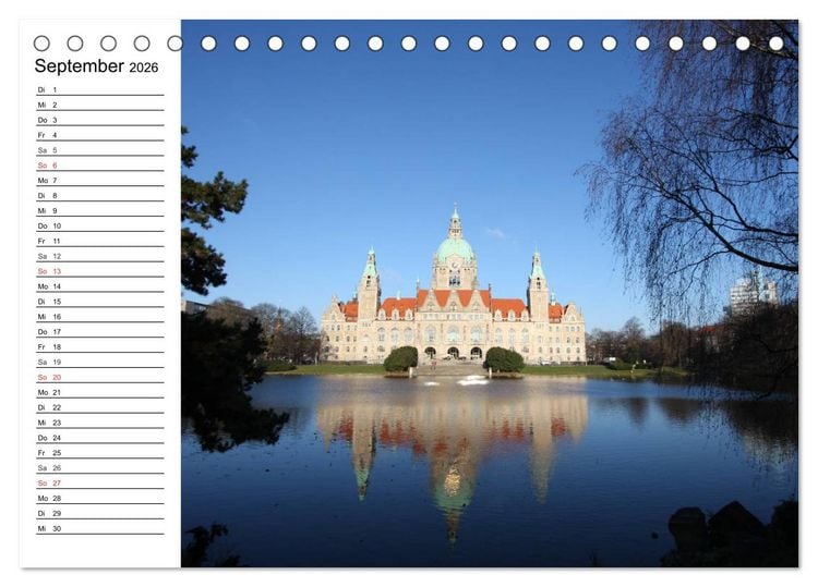 Produktbild: Hannover erleben (Tischkalender 2026 DIN A5 quer), CALVENDO Monatskalender