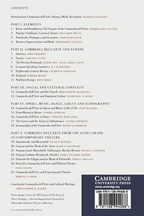 Produktbild: Commedia dell'Arte in Context
