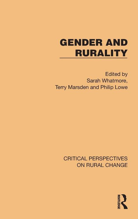 Produktbild: Gender and Rurality