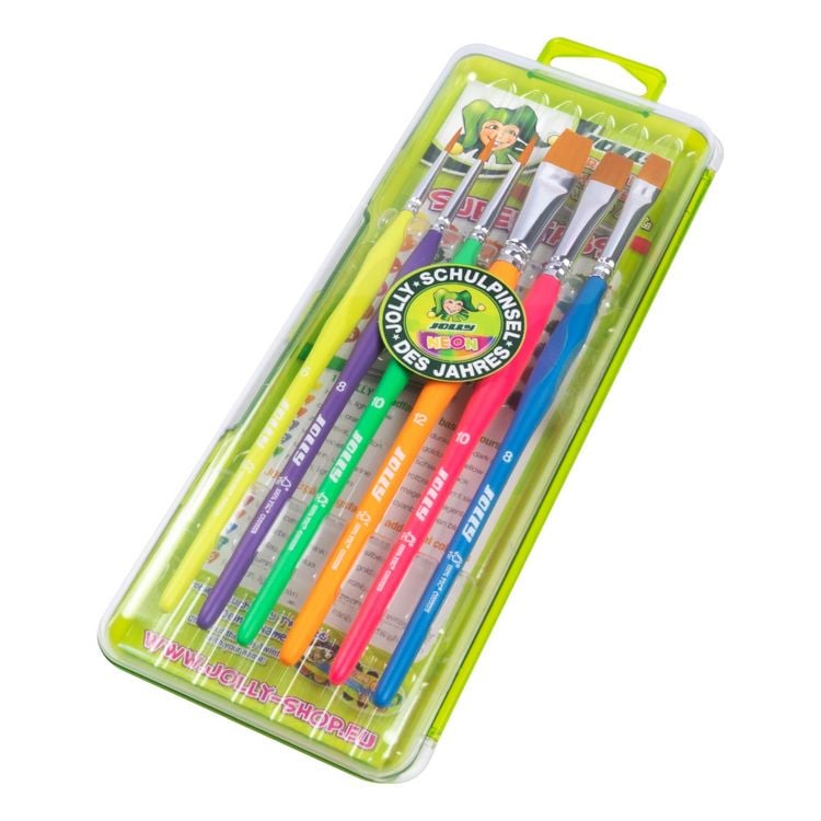 Produktbild: JOLLY Dreikant Pinselset, neon