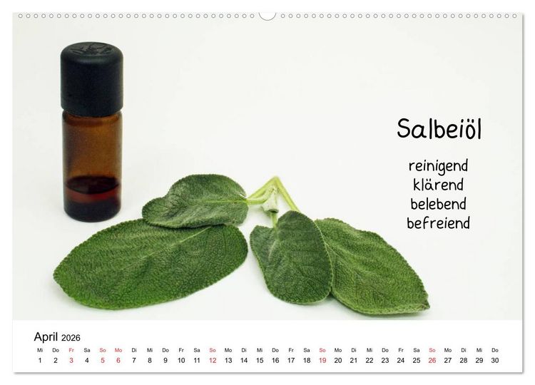 Produktbild: Aromatherapie - D&uuml;fte f&uuml;r die Seele (Wandkalender 2026 DIN A2 quer), CALVENDO Monatskalender