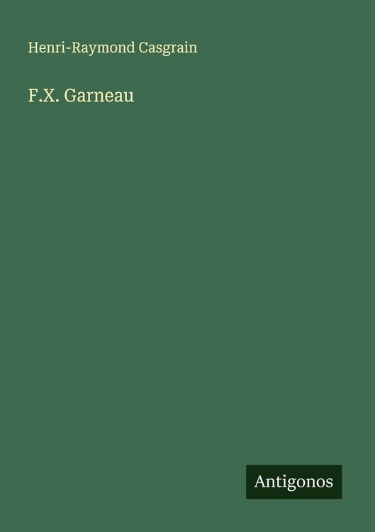Produktbild: F.X. Garneau