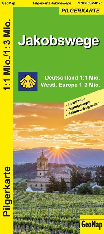 Produktbild: Jakobswege Deutschland und westliches Europa