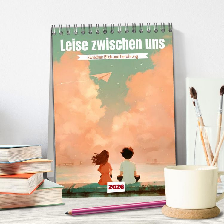 Produktbild: Leise zwischen uns (Tischkalender 2026 DIN A5 hoch), CALVENDO Monatskalender