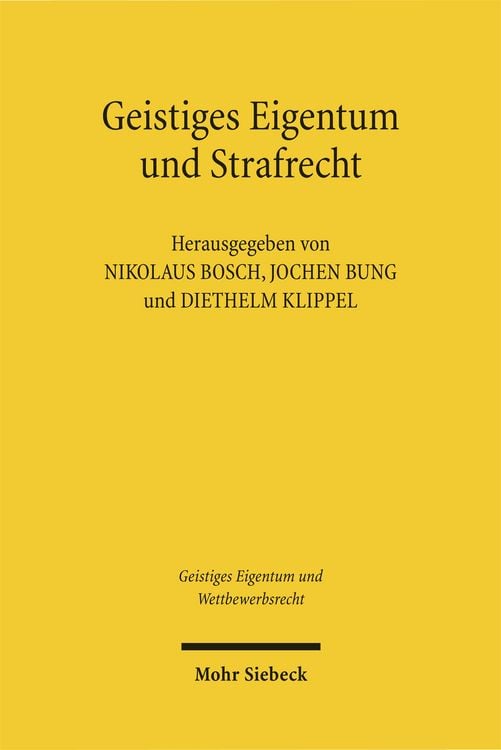 Produktbild: Geistiges Eigentum und Strafrecht
