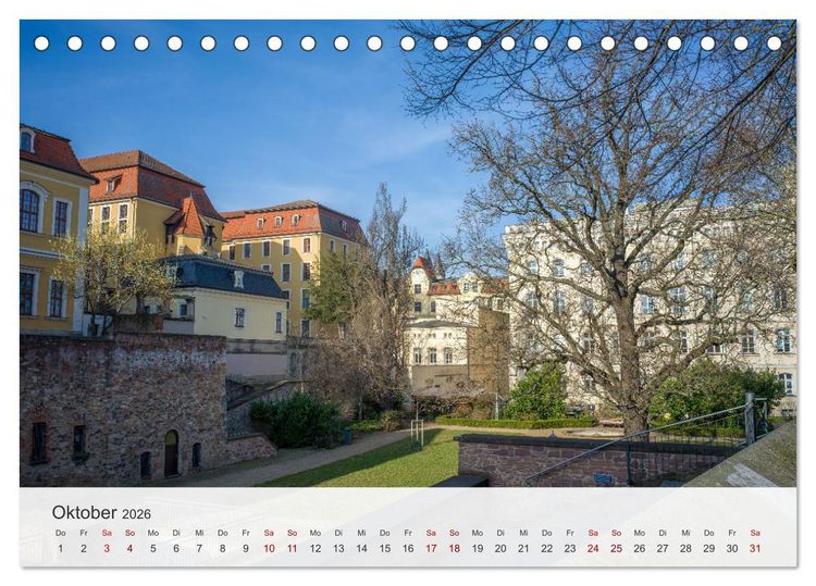 Produktbild: Magdeburg - Elbe, Dom ... und noch viel mehr! (Tischkalender 2026 DIN A5 quer), CALVENDO Monatskalender