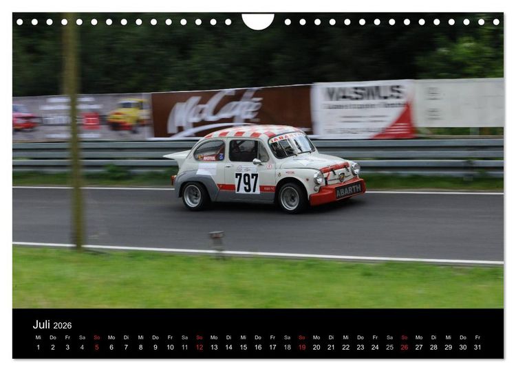 Produktbild: Auto - Bergrennen (Wandkalender 2026 DIN A4 quer), CALVENDO Monatskalender